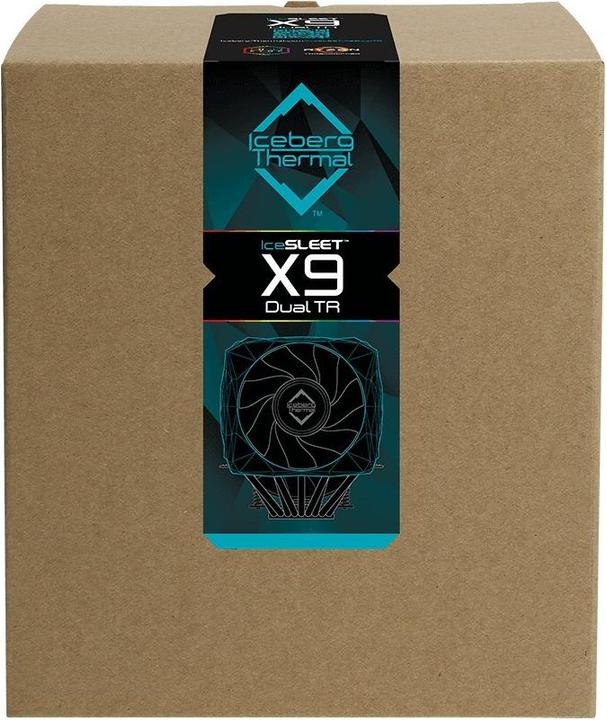 Actual product image Iceberg Thermal IceSLEET X9 Dual TR - Threadripper only (166 mm)
