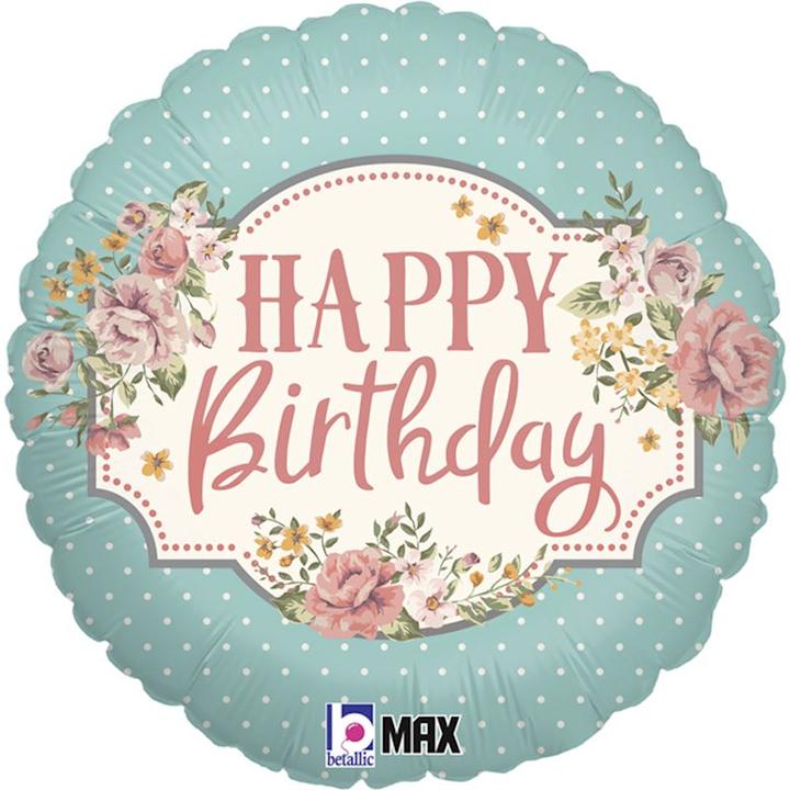 Actual product image Grabo Foil balloon Happy Birthday (1 x)