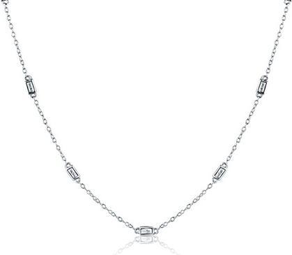 JVD - Charming silver necklace with zircons SVLN0518XK4BI45