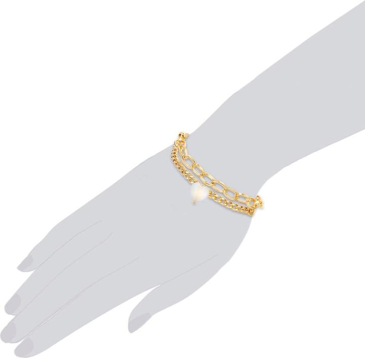 Image du produit Lulu & Jane Femmes laiton nacre or jaune - 29463 (19 cm, Laiton)