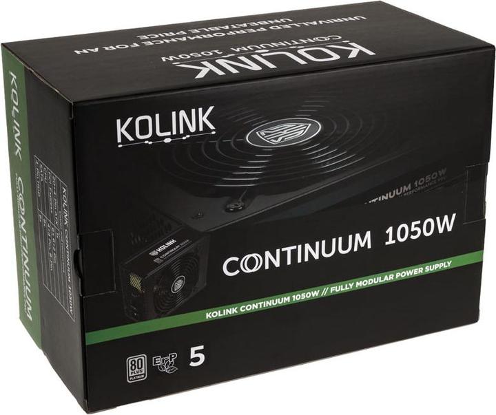 Produktbild Kolink Continuum 80 PLUS Platinum Netzteil, modular - 1050 Watt (1050 W)