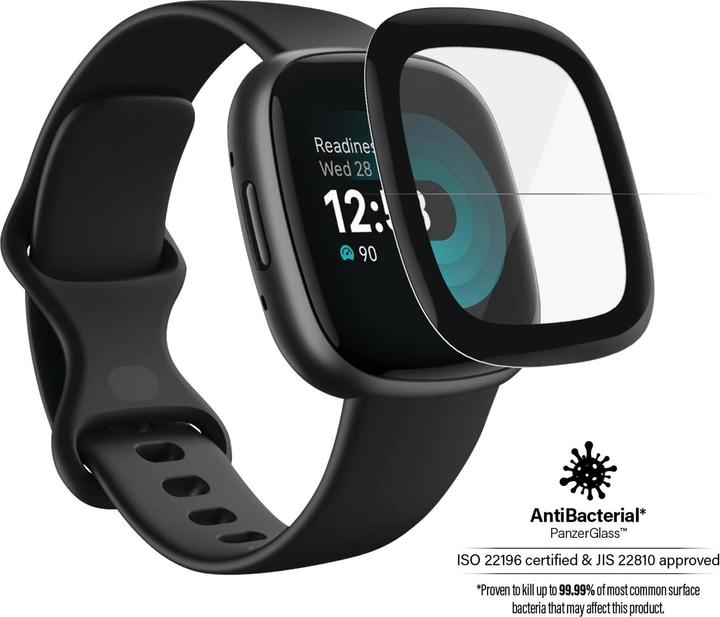 Actual product image PanzerGlass Screen protector Fitbit Versa 3/4 and Sense