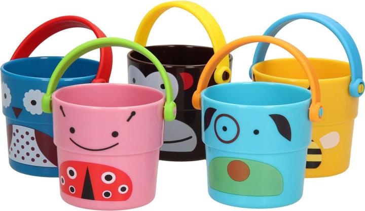 Image du produit Stapel Gobelets de bain Animaux, 5 pcs