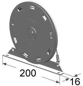 Actual product image Rehau C8 counterbalance mechanism for vertical operation (1 pcs.)