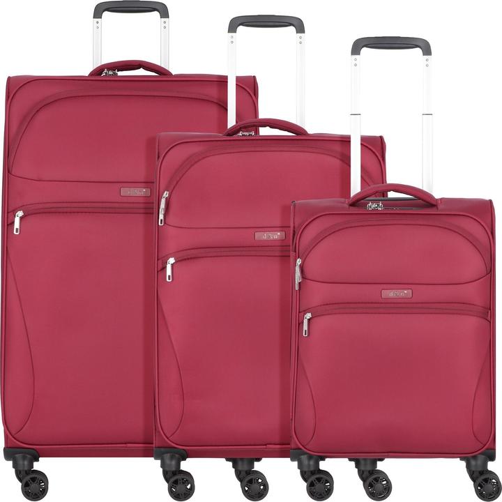 D&N Travel Line 9104 4 Rollen Kofferset 3-teilig (203 l, XL (ab 115l))