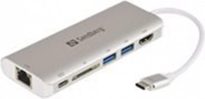 Actual product image Sandberg USB-C Dock (USB-C, 3 Ports)