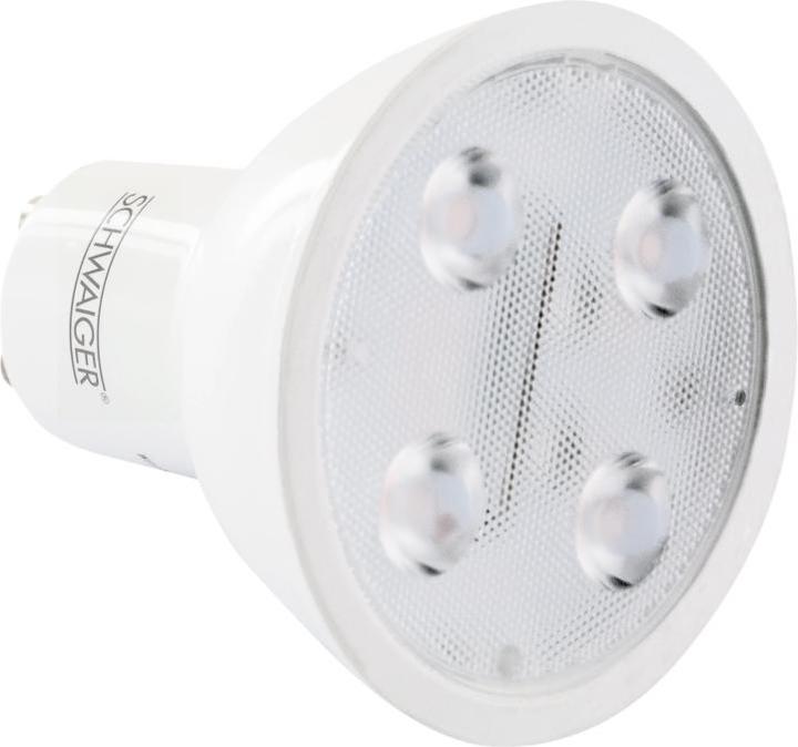 Image du produit Schwaiger A+, RGBW, 350 lm, 6 kWh, 1800 - 6500 K, ZigBee v3.0, GU10 (GU10, 6 W, 350 lm, 1 x, G)