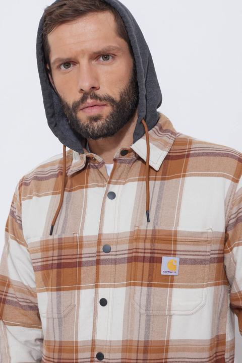 Productafbeelding Carhartt Koszula Wierzchnia Flanel Bruin (M)