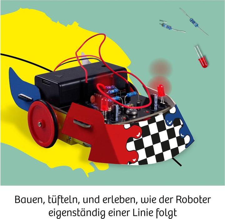 Actual product image Kosmos Experiment Box Line-Follow-Robot