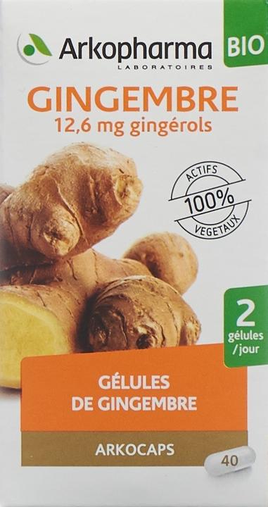 Actual product image Arkopharma Ingwer (40 Piece, Capsules, 40 g)