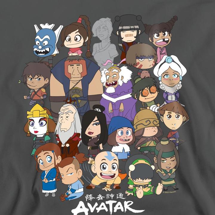 Immagine prodotto Avatar: The Last Airbender Felpa Gruppo Chibi Adulto Unisex (S)