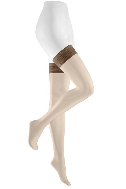 Immagine prodotto Hudson Light 8 (Set di 3) Calze autoreggenti, colore 019 make-up, taglia 35-37 (8 DEN, 35 - 37)