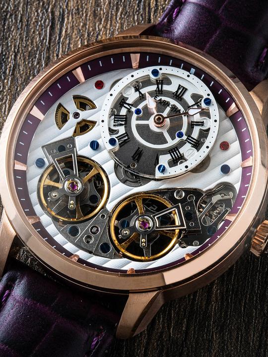 Actual product image Thomas Earnshaw ES-8273-06 Brewster Double Barrel Automatic 42mm (Analogue wristwatch, 42 mm)