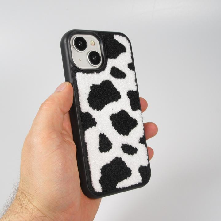 Image du produit PhoneLook Coque Silicone avec surface tufting effet peau de vache (Apple iPhone 15)