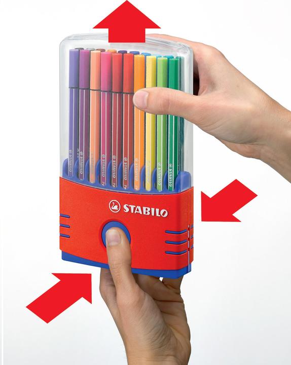 Produktbild STABILO Fasermaler Pen (farbsortiert, 20 x)