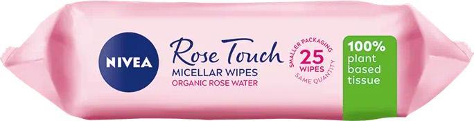 Actual product image NIVEA Rose Water Cleansing Wipes (Cleaning cloths)