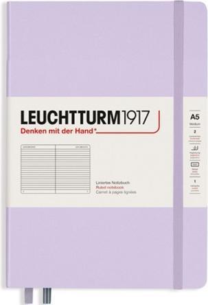Image du produit Leuchtturm1917 Carnet de notes (A5, À rayures, Couverture rigide)