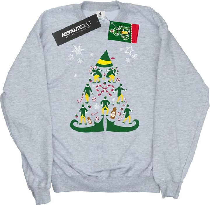 Elf Christmas Tree Sweatshirt (S)