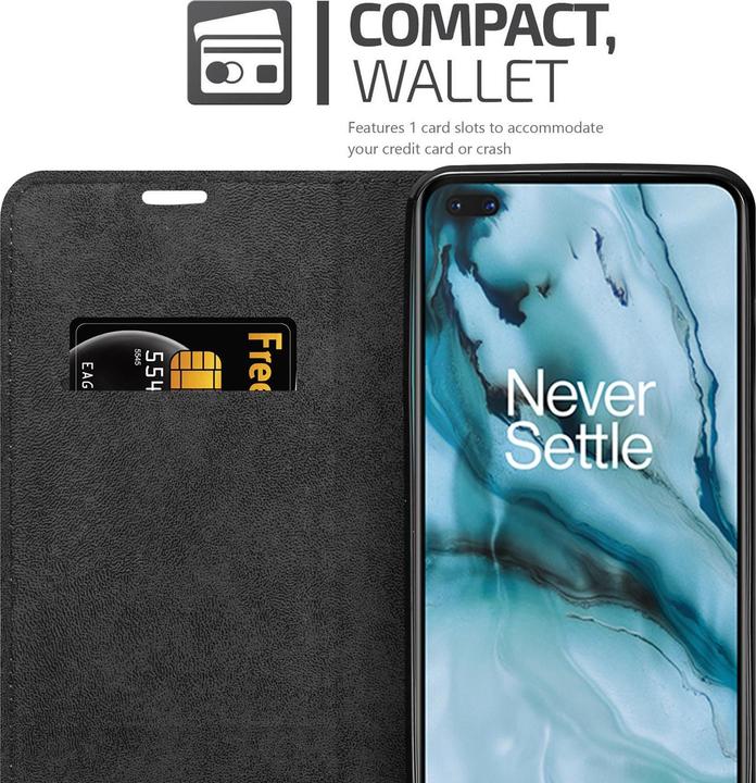 Immagine prodotto Cadorabo Copertina magnetica invisibile del libro (OnePlus Nord)