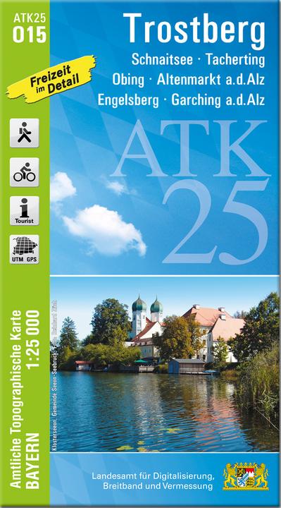 Image du produit ATK25-O15 Trostberg (Carte topographique officielle 1:25000)