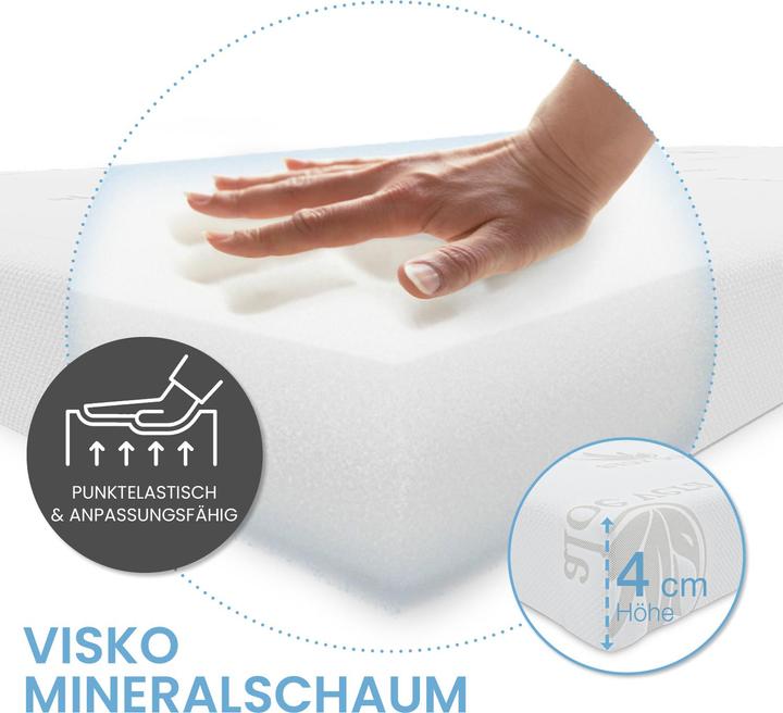 Produktbild Bestschlaf Visko-Mineralschaum Matratzenauflage, Höhe 4 cm (200 x 80 cm)