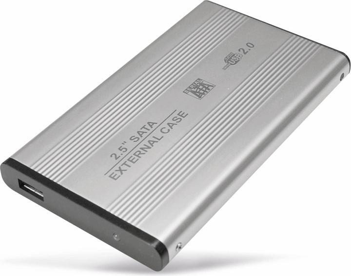 LogiLink UA0106A – Gehäuse zu HDD 2,5 SATA USB 3.0 Silber (2.5")