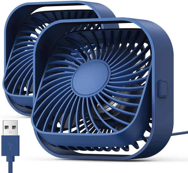 Image du produit TOPK 2-teiliges Mini-Tischventilator-Set (40 dB)