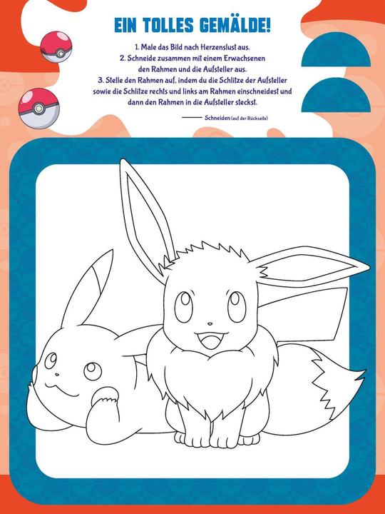 Produktbild Pokémon: Grosse Helden - Kleine Künstler: Mein cooler Mitmachspass