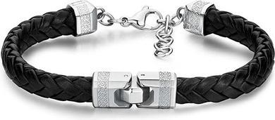 Brosway - Fashion leather bracelet for men Knocker BKC22