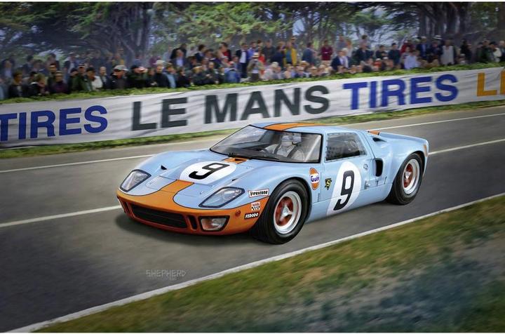 Actual product image Revell Ford GT40 Le Mans 1968