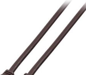 Produktbild EFB Elektronik Hersteller: RJ45 Patchkabel S/FTP, Cat.6, PVC, kurze Tülle, UL, 6m, schwarz Das UL ap (S/FTP, CAT6, 6 m)