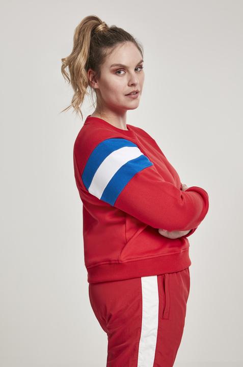 Produktbild Urban Classics Ladies Sleeve Stripe Crew (5XL)