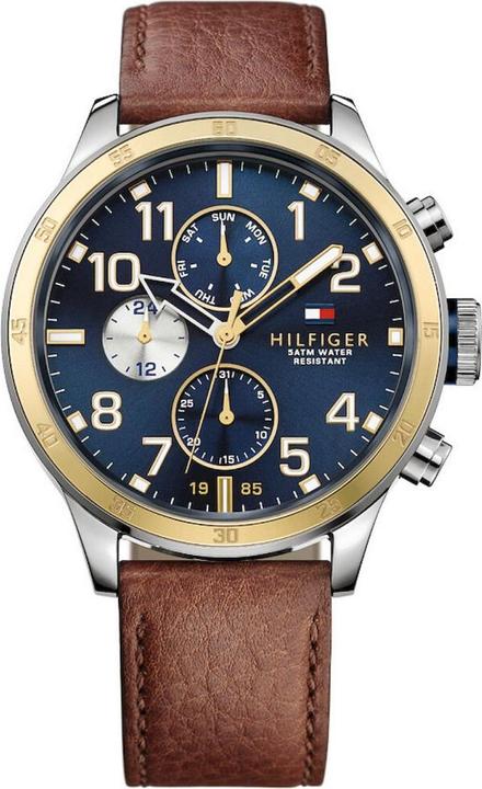 Tommy Hilfiger Trent (Chronograph, Analoguhr, 46 mm)