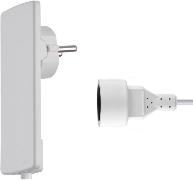 Immagine prodotto Evoline PlugFix con presa VDE 1,5m bianco (1.50 m, CEE 7/3)