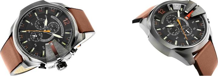 Actual product image Diesel Mega Chief (Analogue wristwatch, Chronograph, 51 mm)