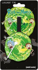 Actual product image Pyramid RICK & MORTY - Portal - Etiquette de bagage '10x18'