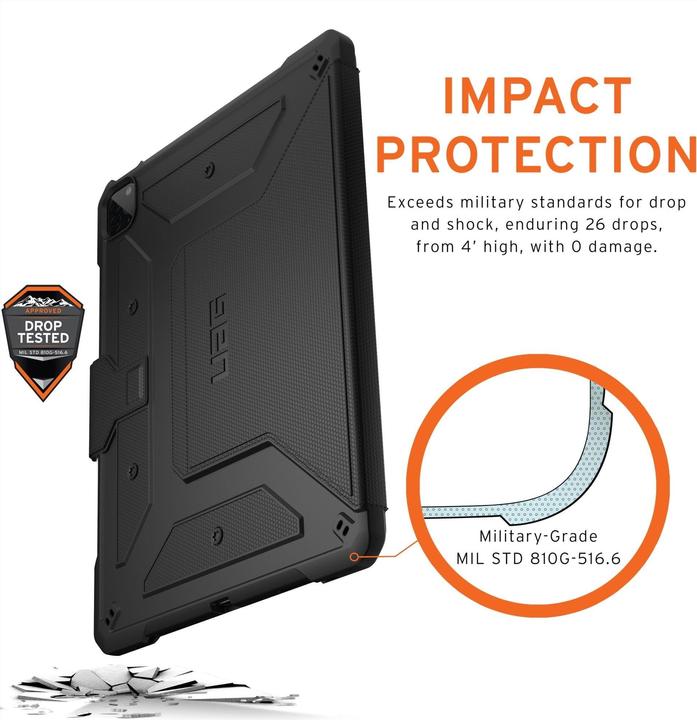 Image du produit UAG Metropolis (iPad Pro 12.9 2022 (6e génération), iPad Pro 12.9 2020 (4. Gen), iPad Pro 12.9 2021 (5ème génération), iPad Pro 12.9 2018 (3. Gen))