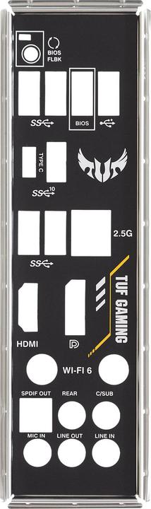 Actual product image ASUS TUF GAMING B550-PLUS WIFI II (AM4, AMD B550, ATX)
