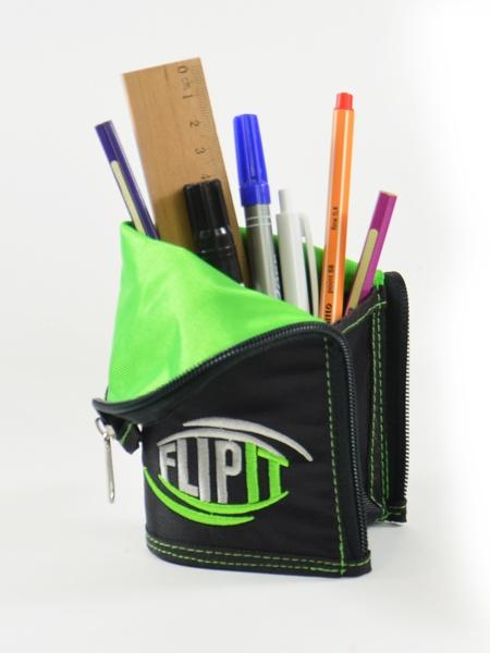 Actual product image Kögler Flip It, folding pencil case, green, 20x11x5 cm