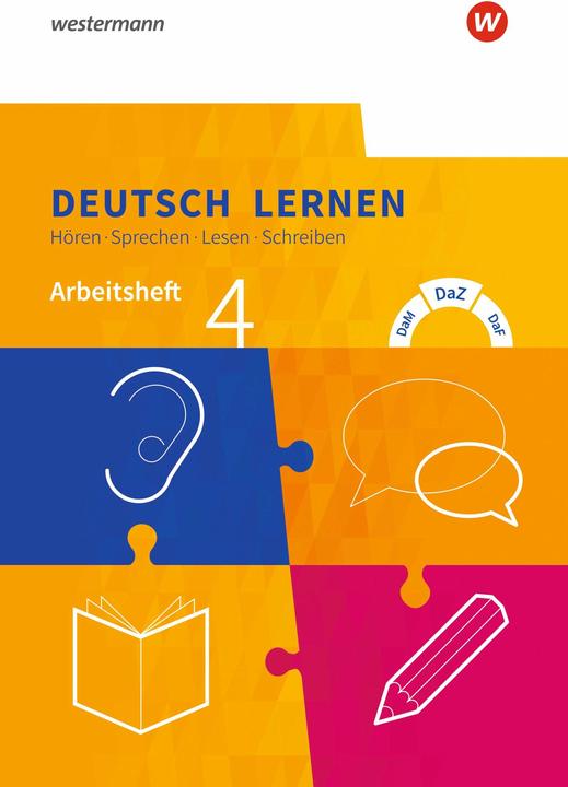 Produktbild Deutsch lernen: Hören - Sprechen - Lesen - Schreiben (Deutsch, Sara Hägi-Mead, Benjamin Uhl, Amani Kassem, Elvira Topalovic, 2021)