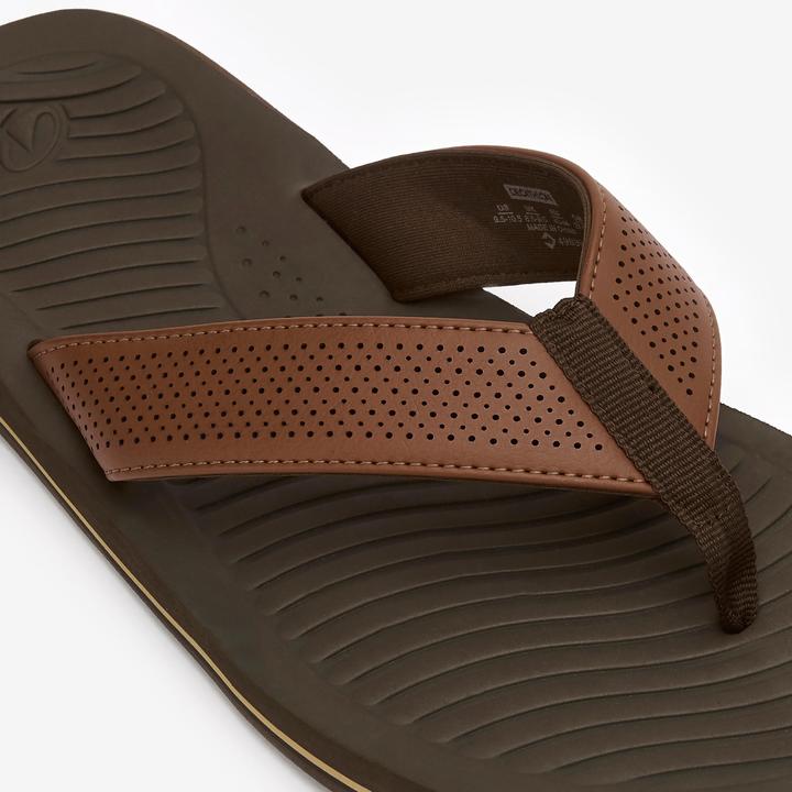 Actual product image Olaian Zehensandalen Herren 550 Simi braun (45)