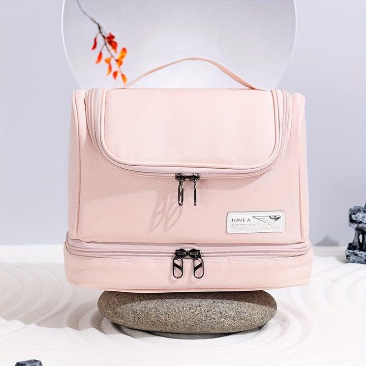 Only-Bags.Store Trockene und nasse getrennte Kulturtasche, Reise-Kosmetik-Aufbewahrungstasche mit grossem (1 l)