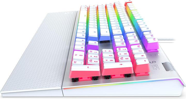 Produktbild SPC Gear GK650K Omnis Kailh Brown RGB Onyx Baltas Pudding Edition (Eng. Int., Kabelgebunden)