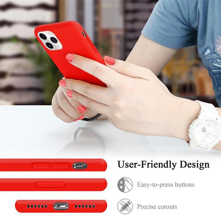 Actual product image Cadorabo TPU Liquid Silicone Case Cover (Apple iPhone 11 Pro)