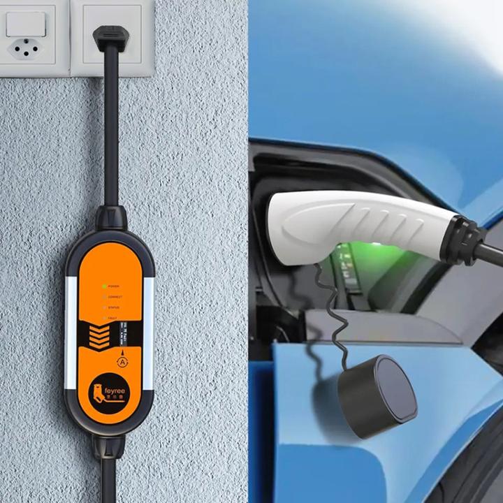 Actual product image Feyree Charging cable charging station type 2 (8 / 10A - 230V) - AM-Electrics / Elektroauto (Type 2, 10 A)