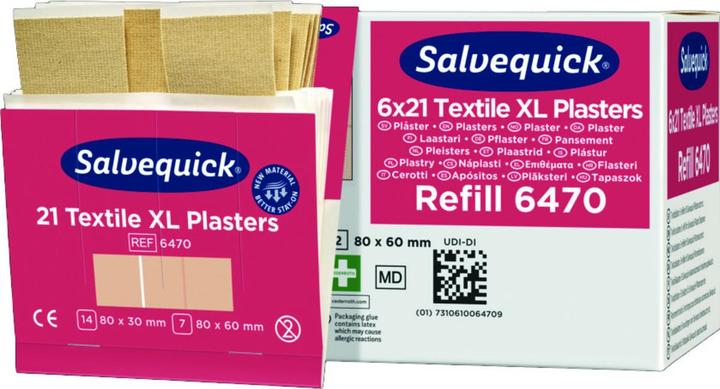 Produktbild Söhngen Refill für SALVEQUICK, elastische Pflaster-Abschnitte je 21 Stk, VE à 6 Stk (21 x)