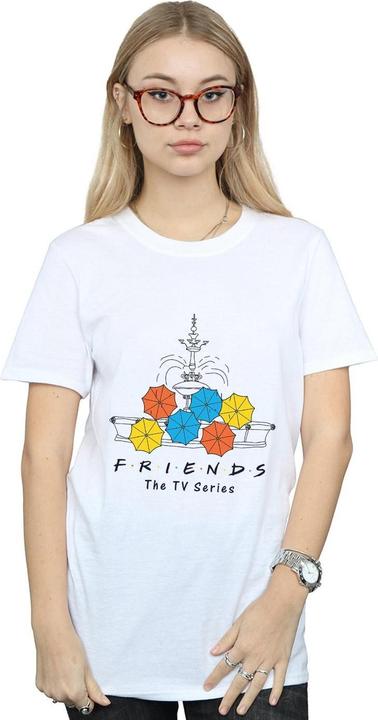 Immagine prodotto Friends Fountain And Umbrellas Maglietta Ampia Donna (M)