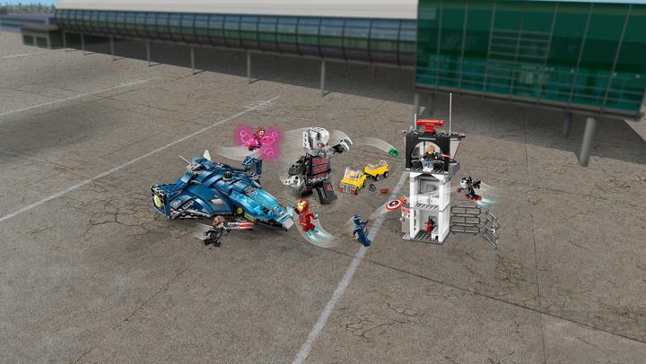 Image du produit LEGO Marvel Super Heroes La bataille de l'aéroport (76051, LEGO Marvel)