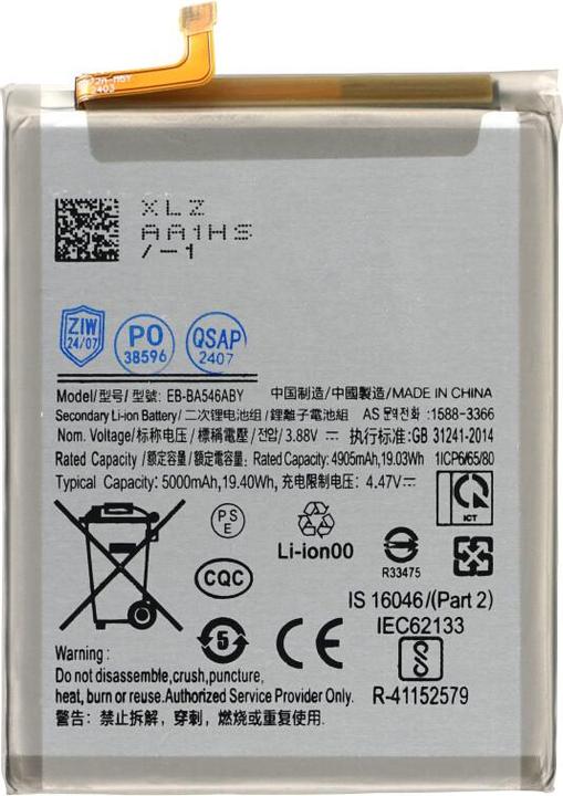 Actual product image OEM MPS battery EB-BA546ABY for Samsung Galaxy A34/A54