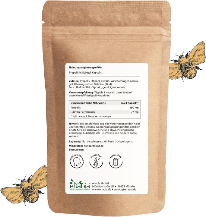 Produktbild Eltabia Propolis Kapseln (100 Stück, Kapseln)